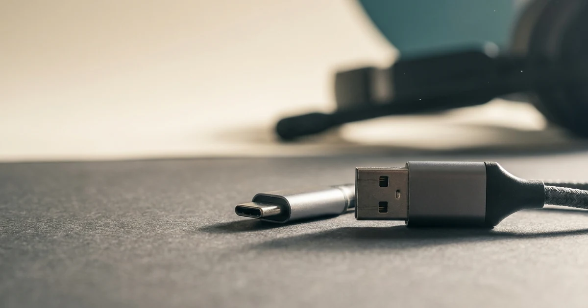 og:image de auriculares-teams-usb-c-vs-usb-a-adaptador dibujada por gemini